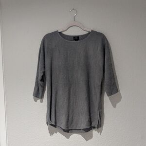 Worthington Women's Gray Crew Neck Sweater